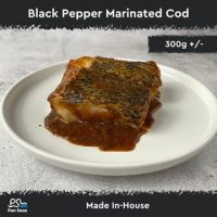 Black Pepper Marinated Cod Fish Fillet / 胡椒鳕鱼片 (280-300g per packet)
